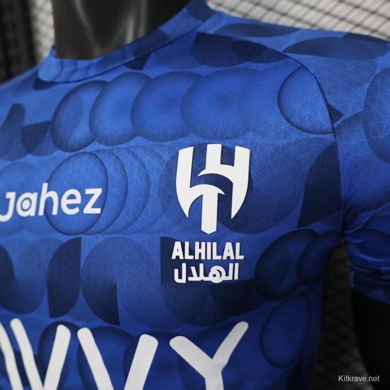 Player Version 25/26 Al Hilal Pre-Match Blue Jersey