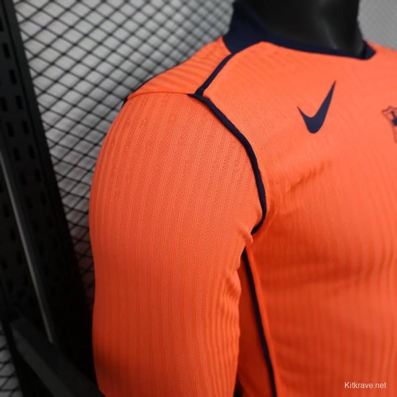 Player Version 25/26 Barcelona Third Long Sleeve Jersey
