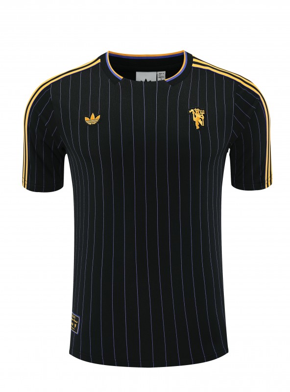 25/26 Manchester United Wine Short Sleeve Jersey+Shorts