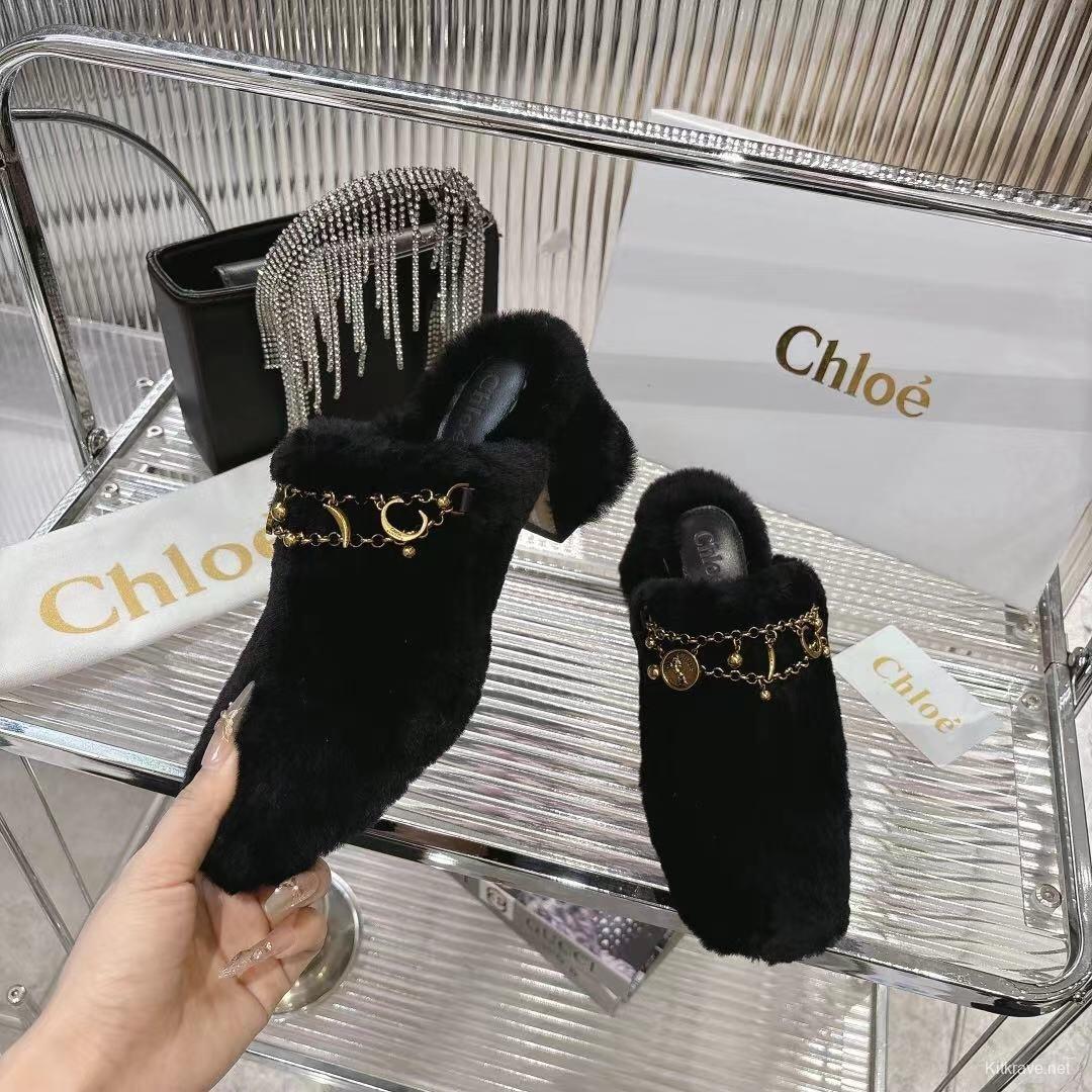 Chloe 2026 Real Fur Slippers - LY00320