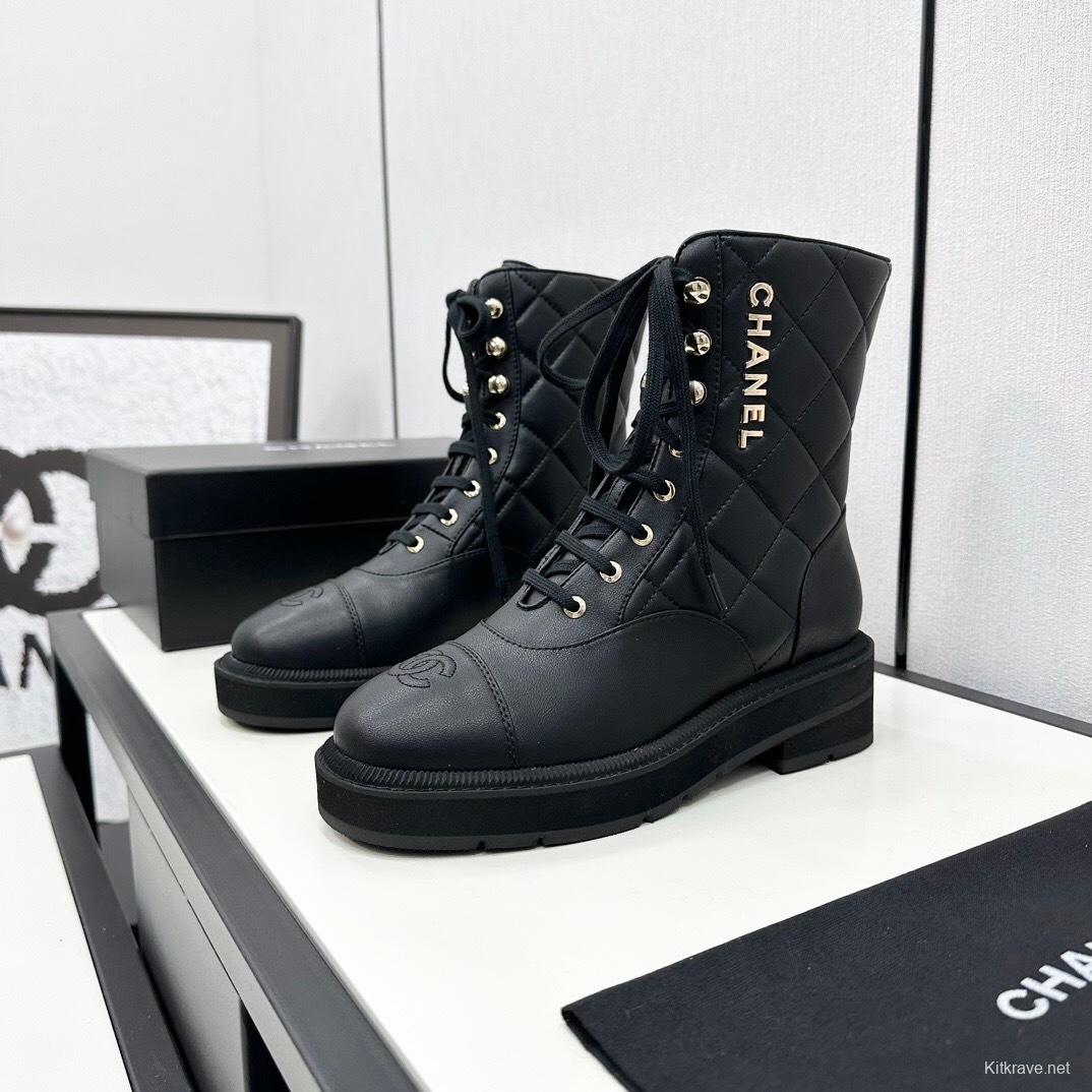 Chanel Fall/Winter Heavy-Duty Boots with Rubber Foam Sole - LY00380/LY00390