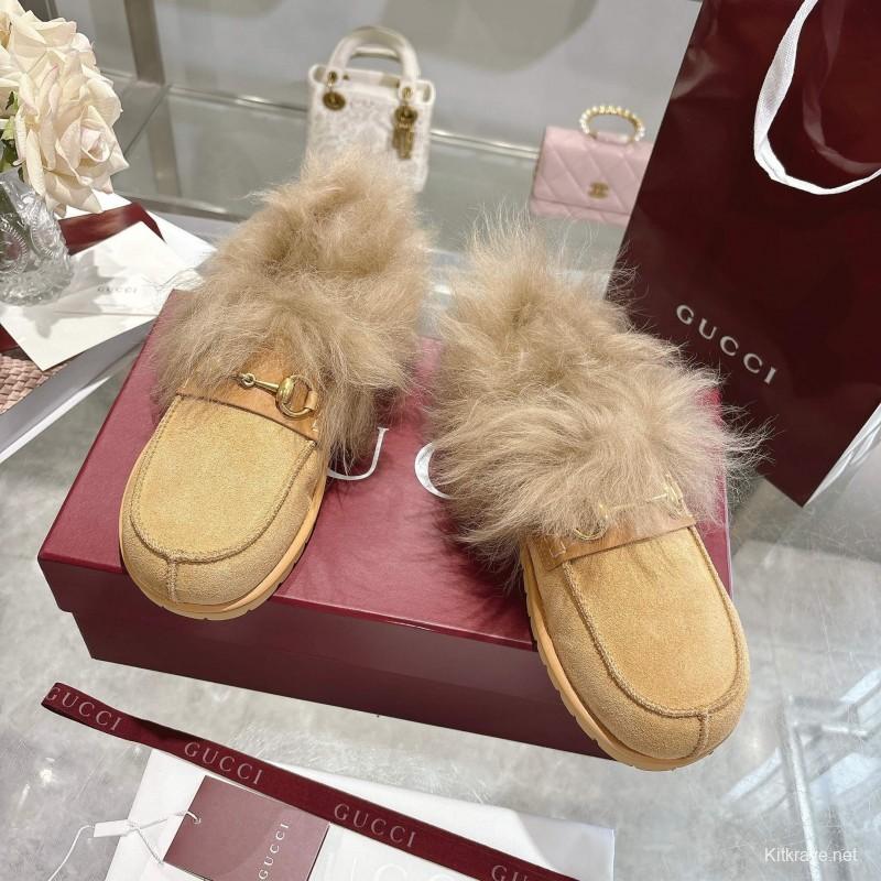 GG Wool Fashion Snow Boots with Merino Wool Lining - KFY00290