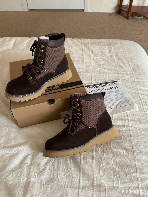 Agoge Autumn Winter New British Style Ankle Boots Martin Boots - KFY00