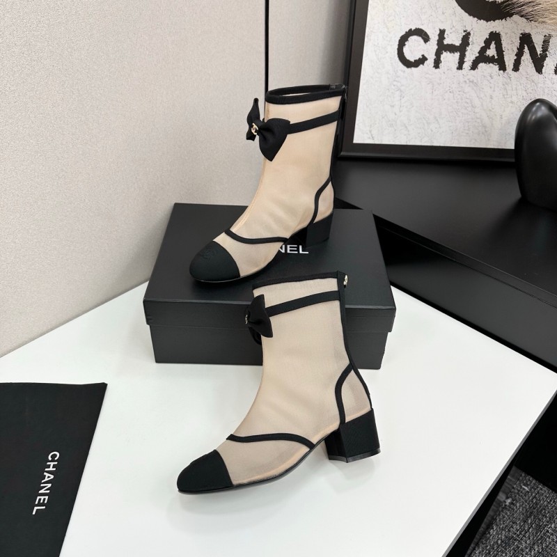 Chanel Classic Bow Ankle Boots - LY00