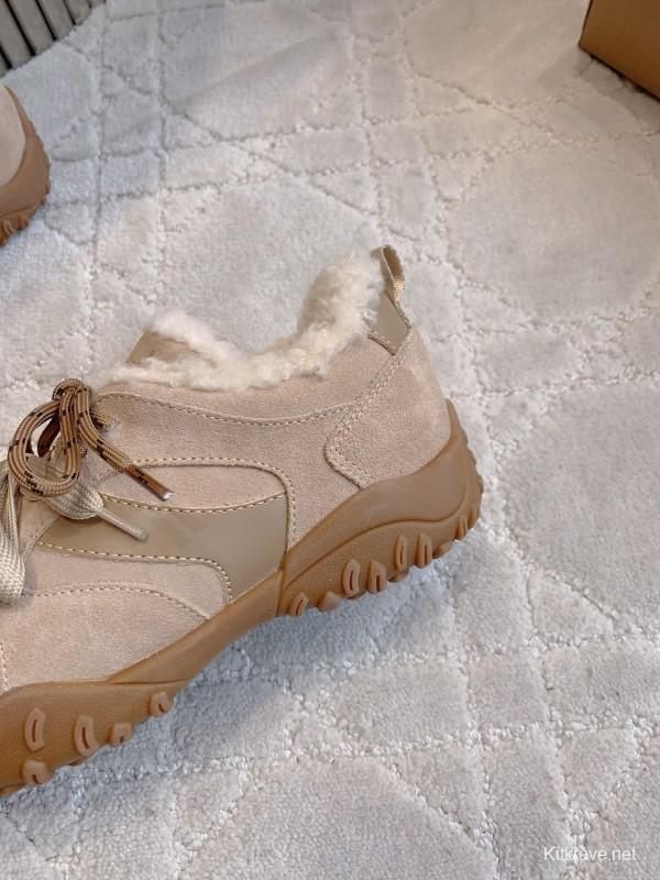 UGG 2025/SS Wool Warm Platform Casual Shoes - AS00291