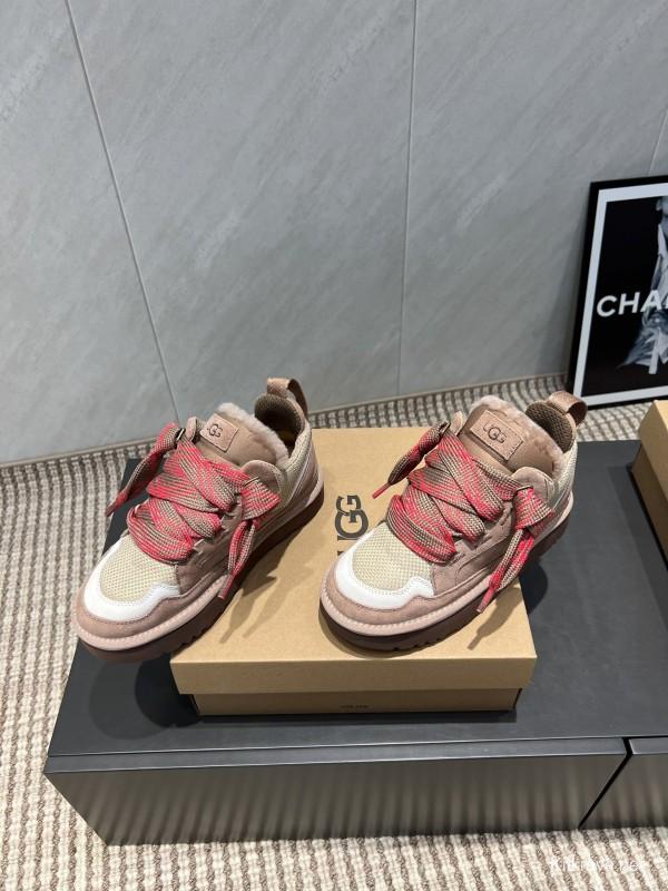 UGG Platform Loafers Series Round Toe Chunky Sole Casual Shoes - MJ00270