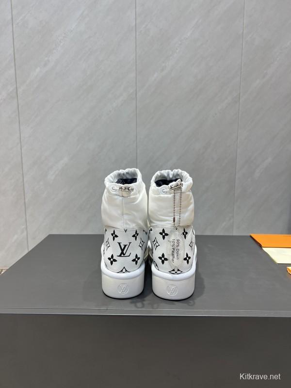 Louis Vuitton Fall/Winter 2025 Snow Boots Round Toe Thick Sole - KFY00310