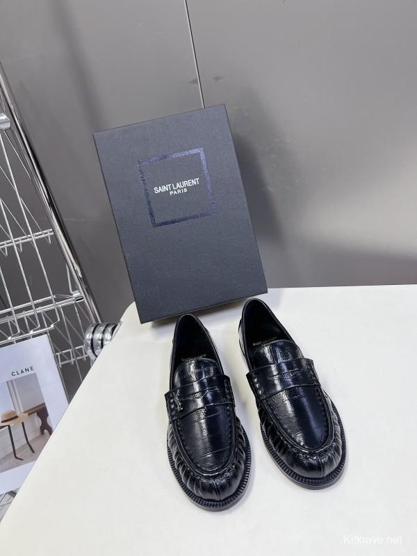 Saint Laurent 2025/SS Classic Loafer Flats - KFY00350