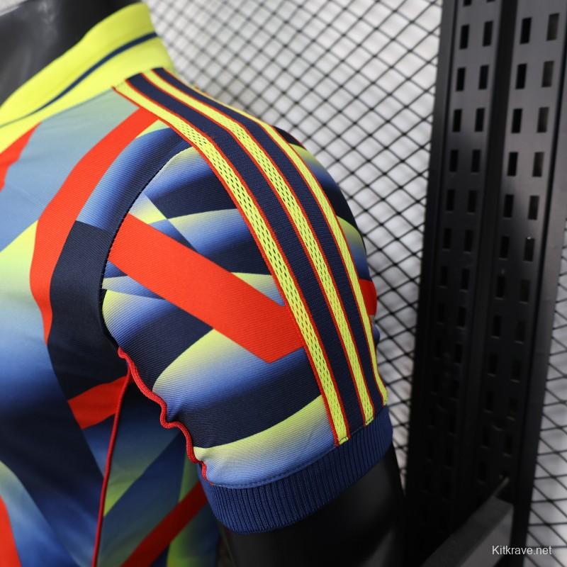 25/26 Player Version  Arsenal Third Multi-Color with Geometric Diamond Pattern Jersey