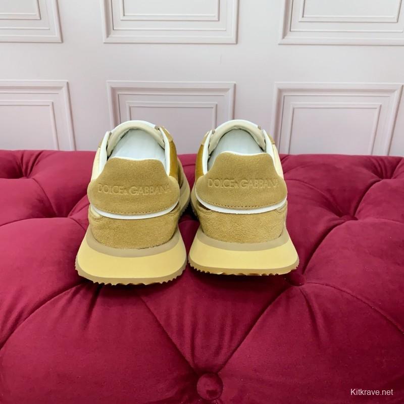 Dolce & Gabbana 2025 SS New Collection Luxury Embroidered Logo Sneakers - AS00300