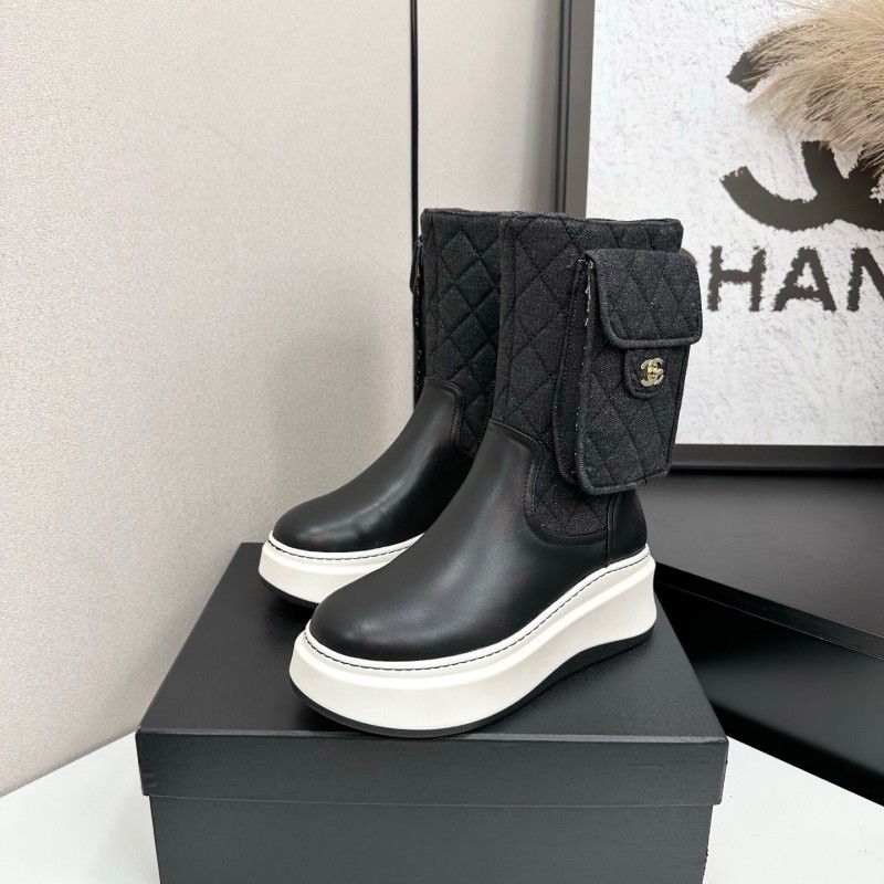 Chanel 2025 SS Short Boots Essential Autumn Winter Item - L Y00390