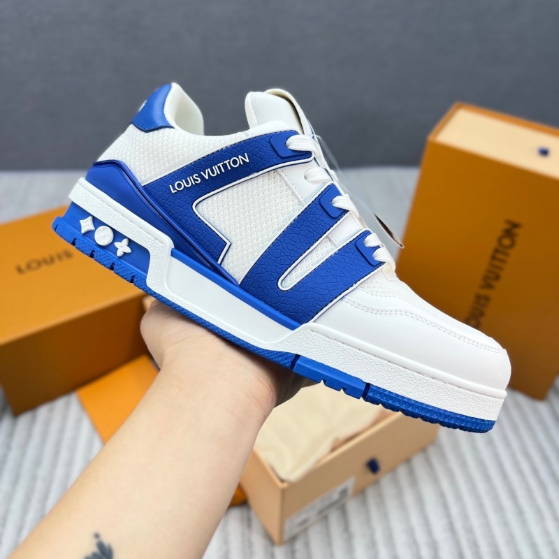 Louis Vuitton Trainer Sneaker Low 2025 SS New Colorway Unisex Casual Sports Basketball Shoes - LY00400