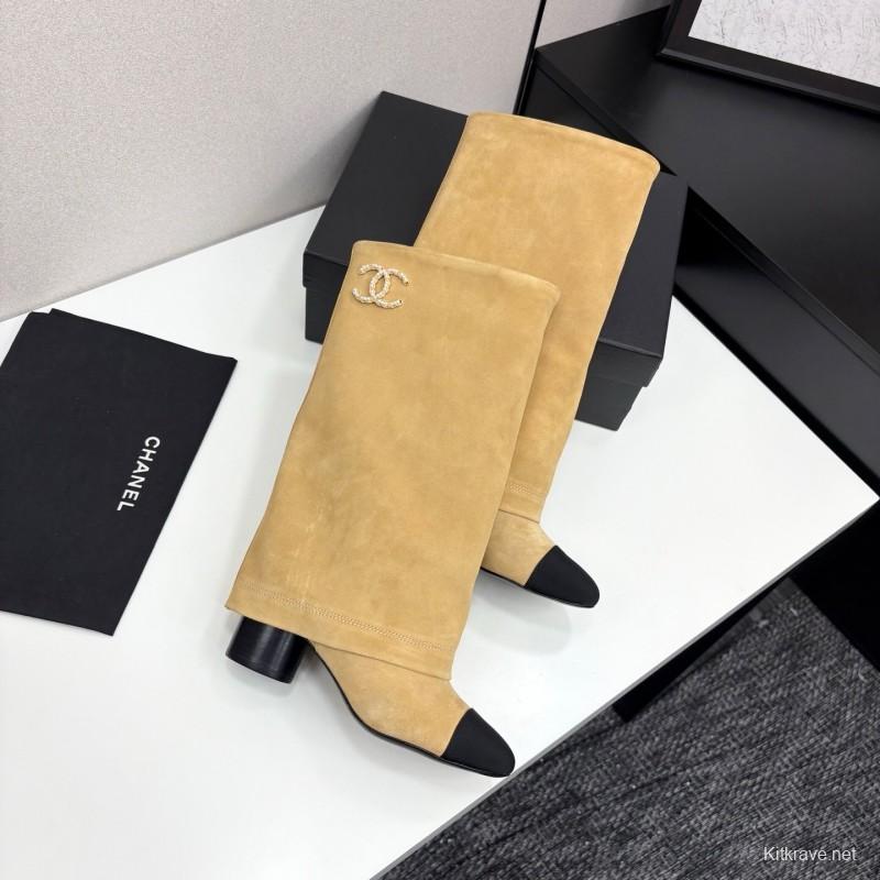 Chanel 2025/SS Small Fragrance Ankle Boots Essential Fall Winter Item - LY00480