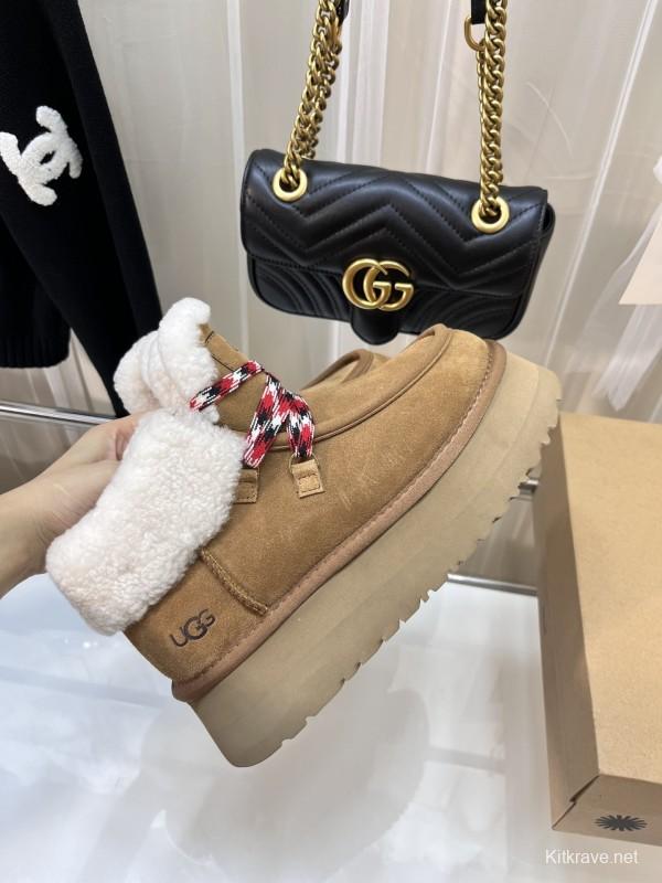 UGG Fluff Yeah Slide Platform Slippers - MJ00280