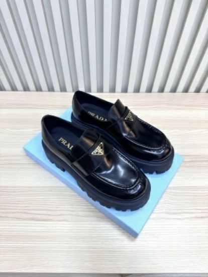 Prada 2025/SS Platform Loafers - LY00300