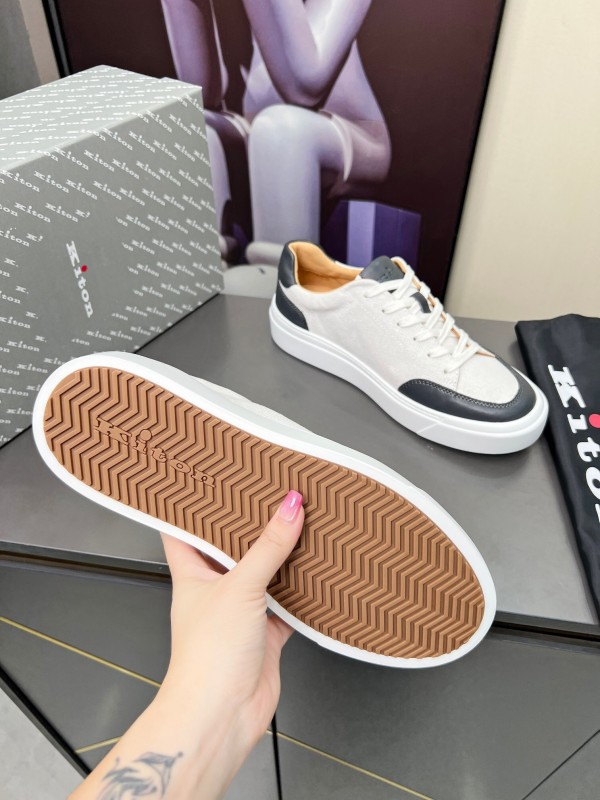 Kiton Spring Summer 2025 Lace-Up Old Money Casual Men's Shoes - KFY00320