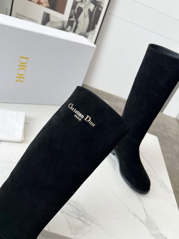 Dior 2025/SS Retro British Style Brogue New Knight Boots - LY00440