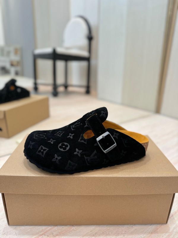 Louis Vuitton Louis Vuitton × BIRKENSTOCK Boston Soft Sole Mule Slippers - KFY00300