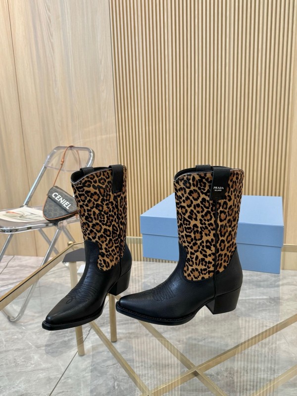 Prada Classic Pointed Toe Boots - LY00370/LY00440