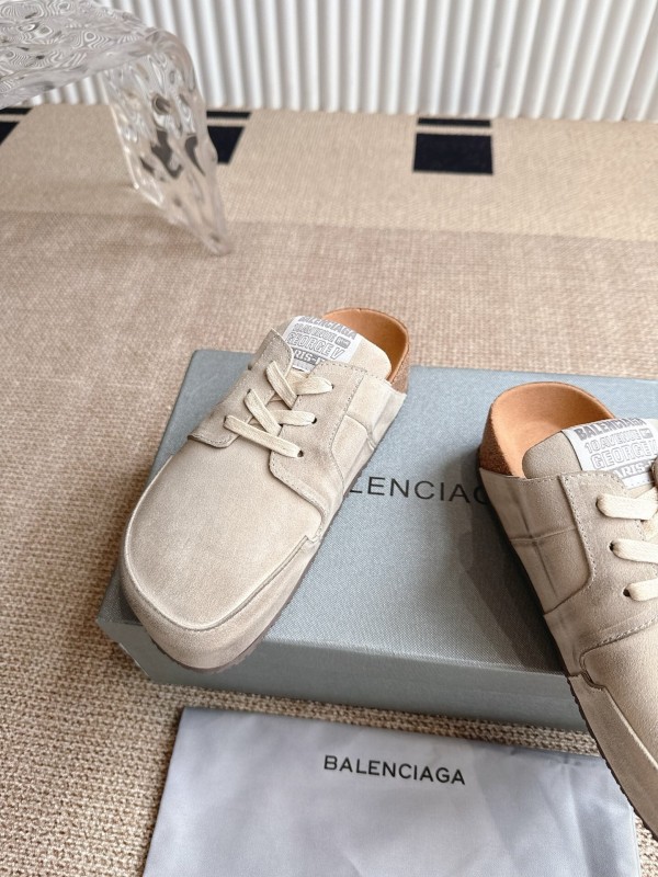 Balenciaga Birkenstock Boston Soft Footbed Platform Sandals - AS00260