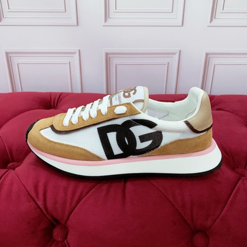 Dolce & Gabbana 2025 Spring Summer Collection Luxury Embroidered Logo Sneakers - AS00300