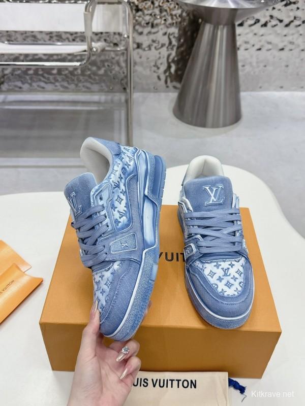LV LV Trainer Basketball Series Washed Sneakers - LY00430