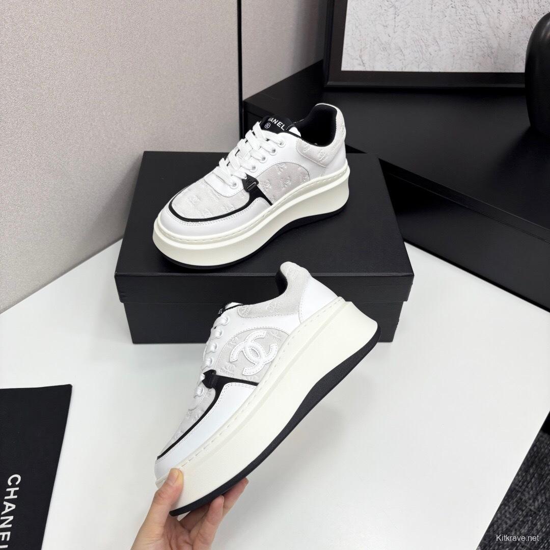 Chanel 2025 SS Panda Casual Sneakers - LY00340