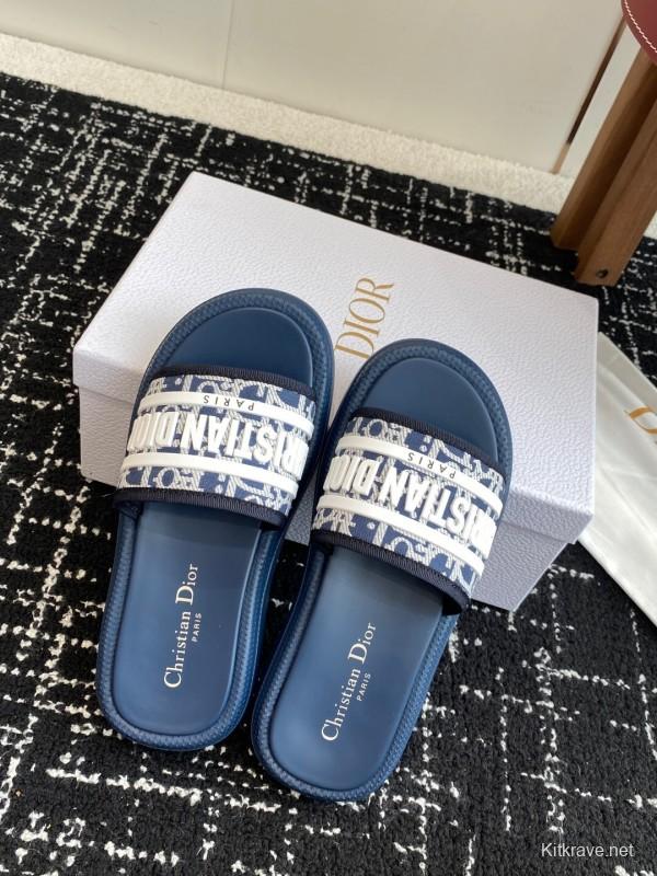 Dior Spring Summer 2025 Latest Ultra-Light Foam Sole Beach Sandals - KFY00260
