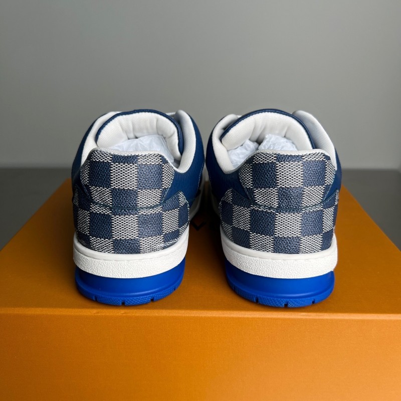 Louis Vuitton 2025 SS Replica Luxury Sneakers with Signature Logo and Dual-Color TPU Sole - YC