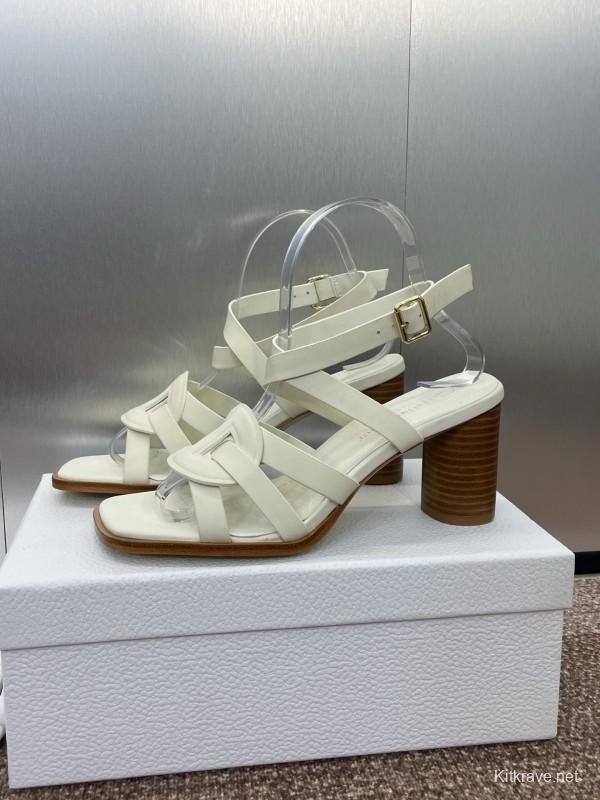 Dior D-Club Spring Summer New Jelly Color Hollow Layered Cross Strap High Heel Women Shoes - KFY00290