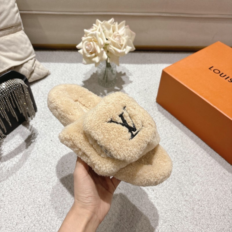 L牌 Wool Lazy Slippers - LY00260