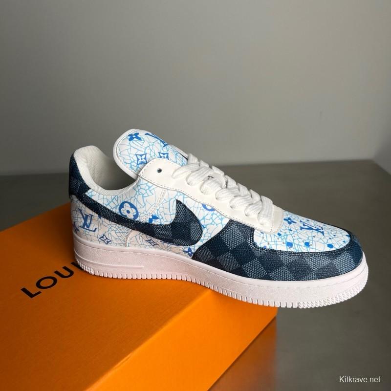 Nike Air Force Collaboration Top Athletic Sneakers - YC