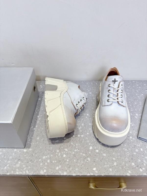 SMFK 2025SS Derby Shoes with Thick Sole Platform - LY00260