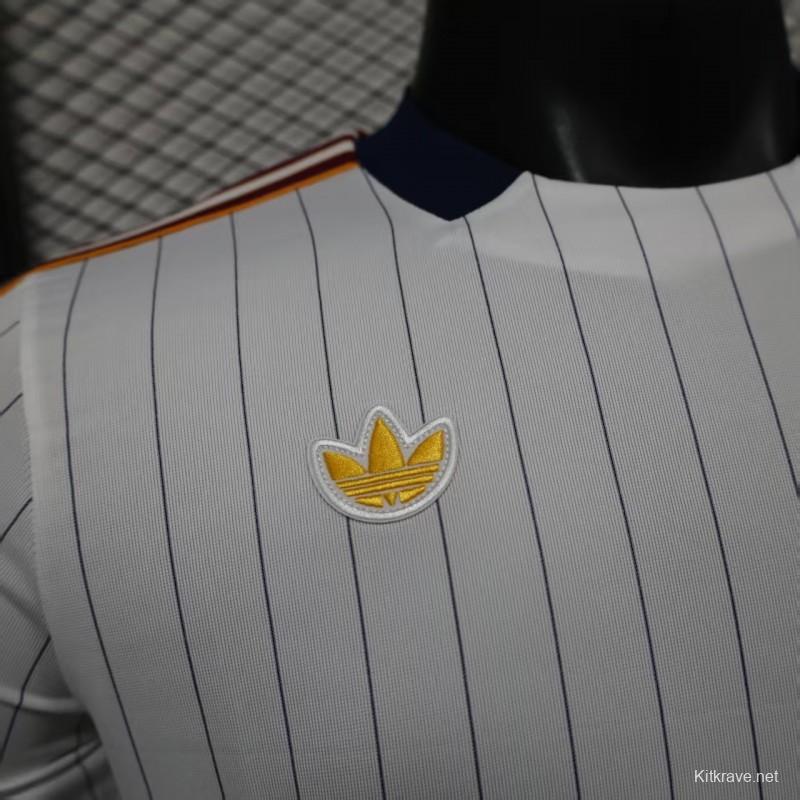 Player Version 25/26 AS Roma White Adidas Original Casual Jersey