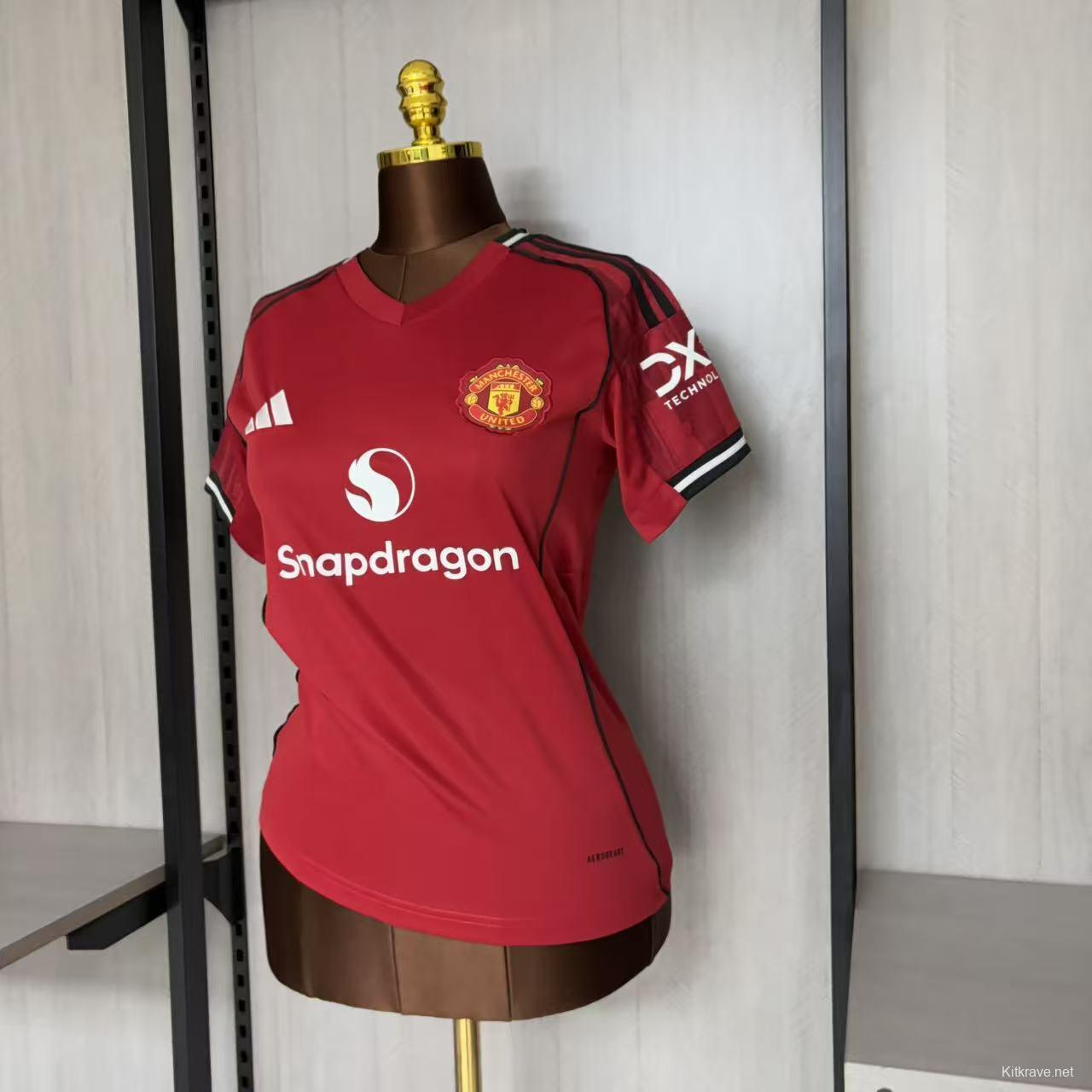 25/26 Women Manchester United Home Jersey