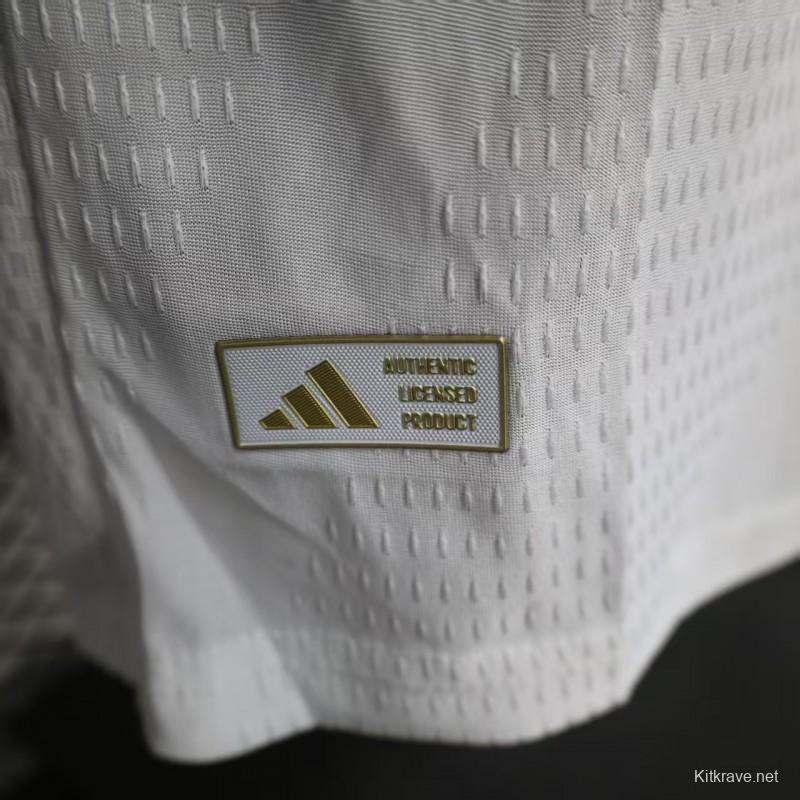 26/27 Player Version Real Madrid Home White Pink Black Jersey