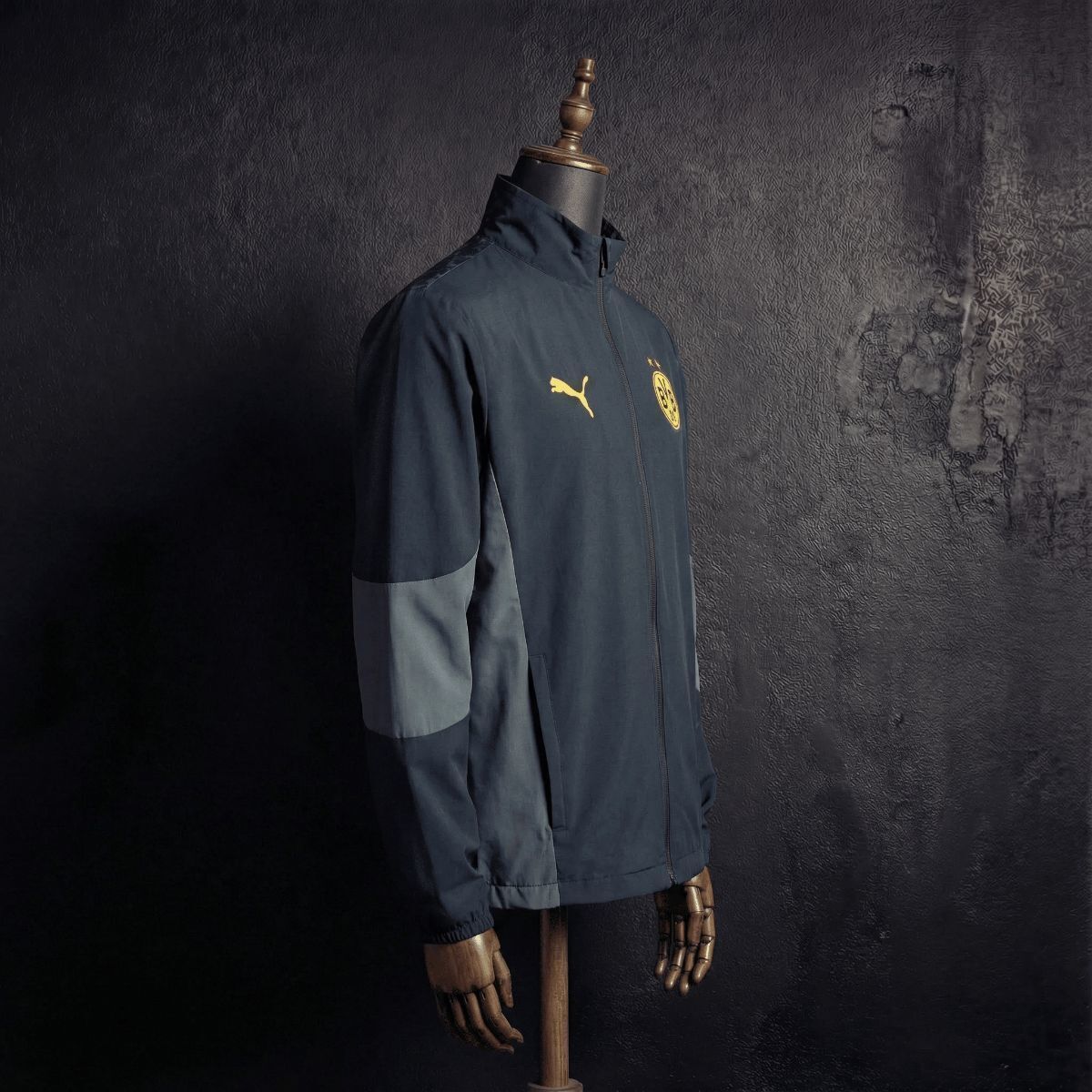 2026 Dortmund Black Reversible Jacket Windbreaker