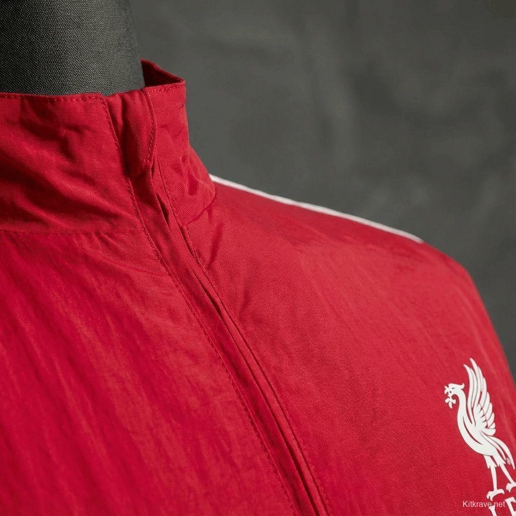 2026 Liverpool Red And White Reversible Full Zipper Jacket