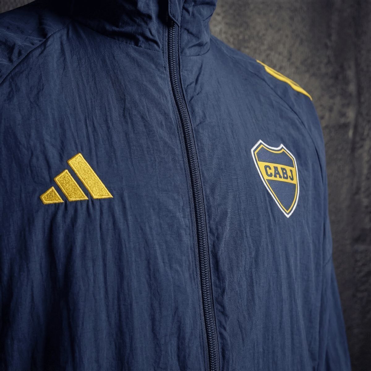 2026 Boca Juniors Black Jacket Windbreaker