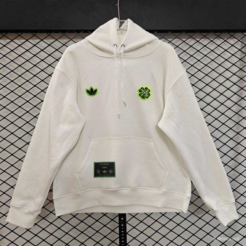 25/26 Celtic Embroidered Logo Hoodie 9 Colors