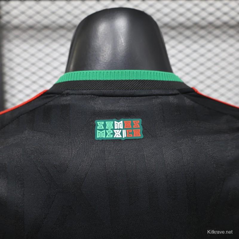 Player Version 2026 Mexico Black Dark Monogram Adidas Originals Special Edition Away Jersey