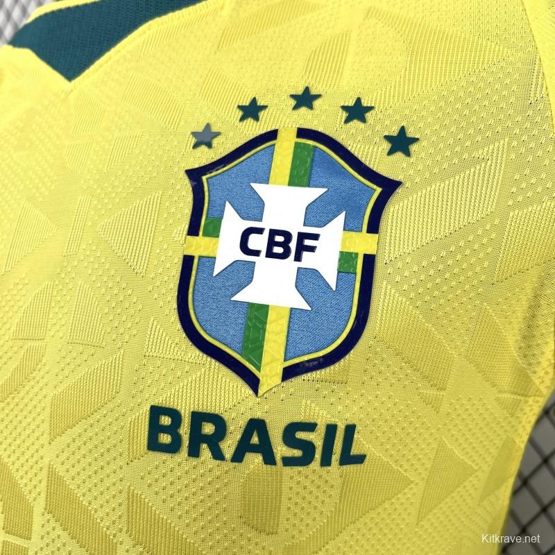 2026 Player Version Mens Brazil World Cup Home Jersey