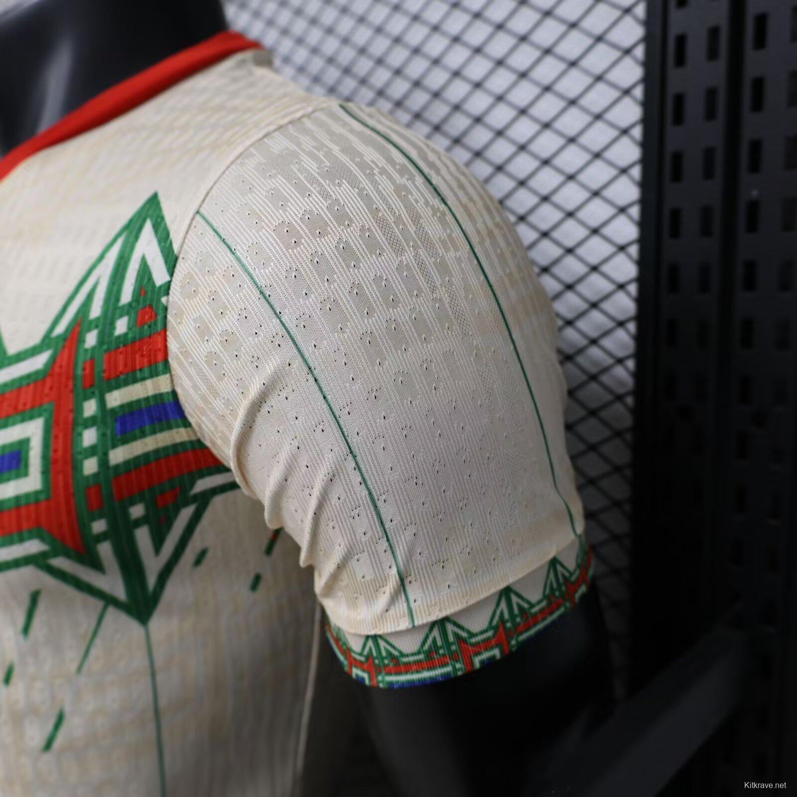 Player Version 2026 Portugal Cream with Geometric Tribal Pattern Special Edition  Jersey