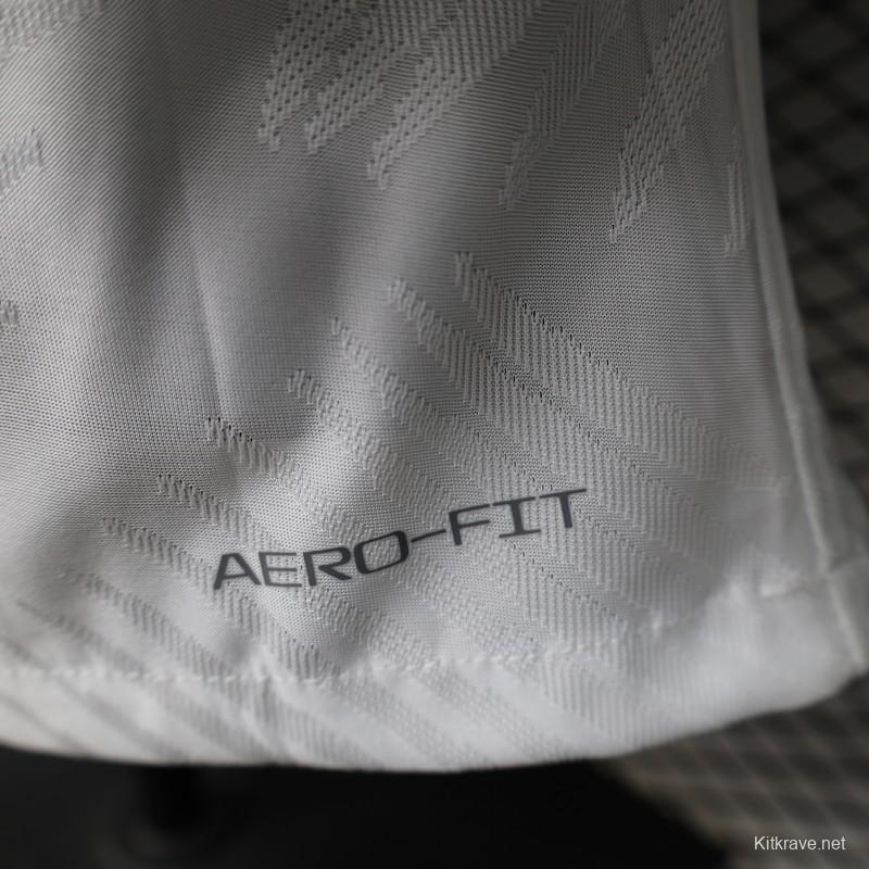 Player Version 2026 Brazil White with Palm Leaf Pattern Special Edition Jersey