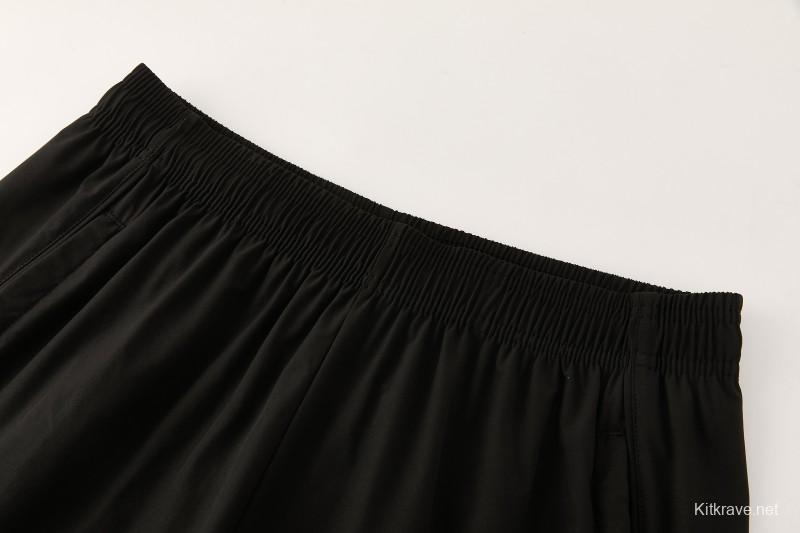 26/27 Liverpool Cream Full Zipper Hooded Jacket Tracksuit + Black Long Pants