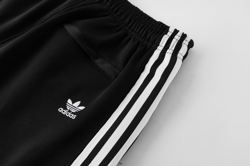 2026 Adidas Black Full Zipper Jacket + Long Pants