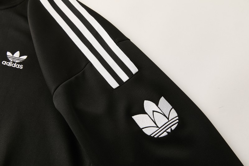 2026 Adidas Black Full Zipper Jacket + Long Pants