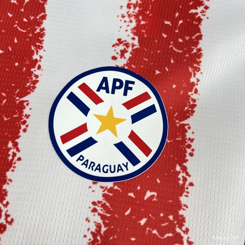 2026 Mens Paraguay World Cup Home Jersey