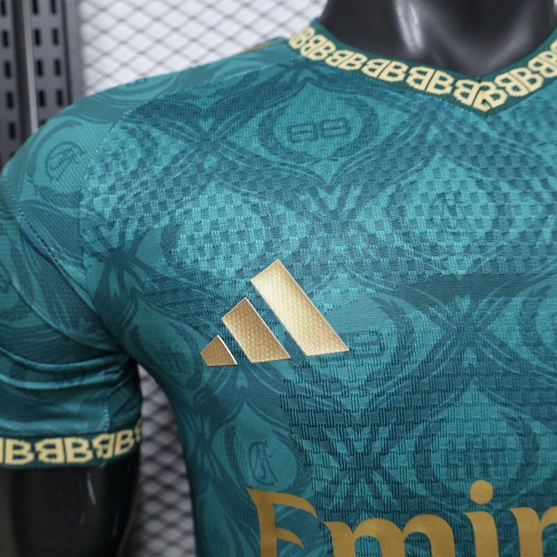 Player Version 26/27 Real Madrid Green Gold Third Special Edition Jersey