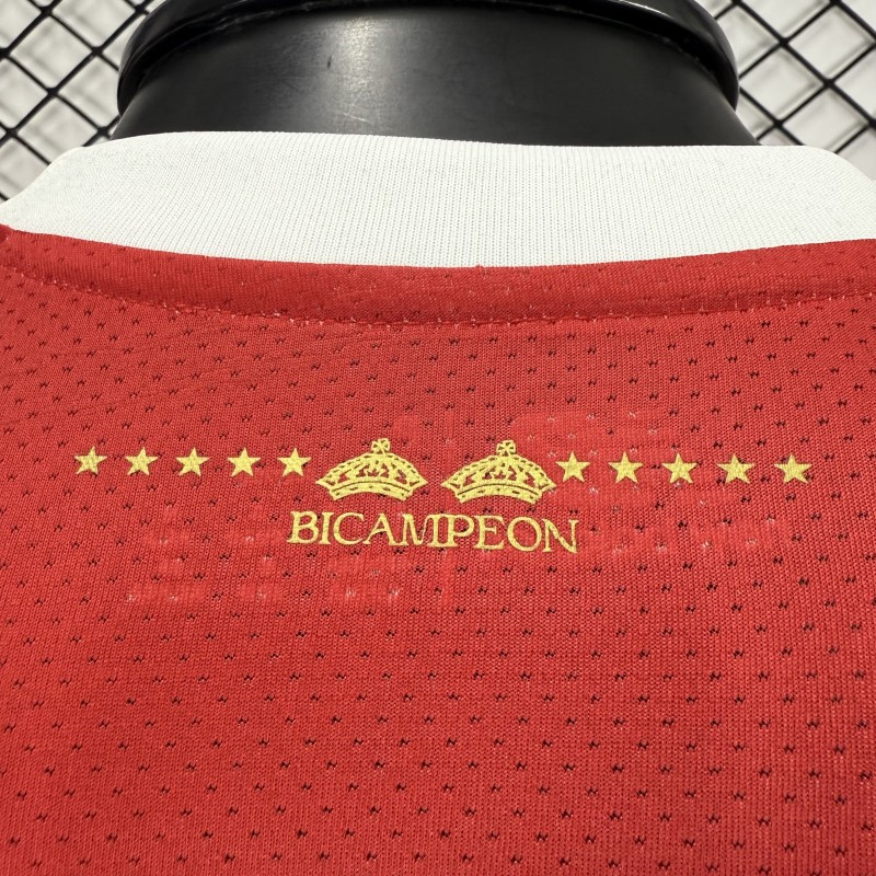 Player Version 26/27 Deportivo Toluca FC New Balance Home Deep Red White Jersey